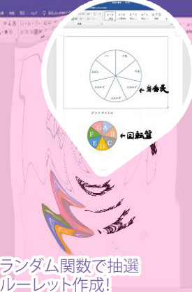 エクセル ルーレット 作成