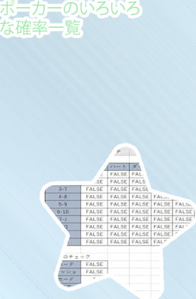 確率 ポーカー